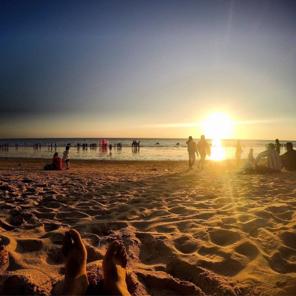 Sunset at Mandvi Beaches 